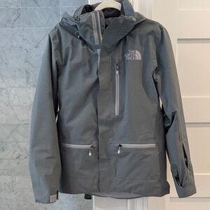 The North Face Womens Grey  Insulated Ski Jacket